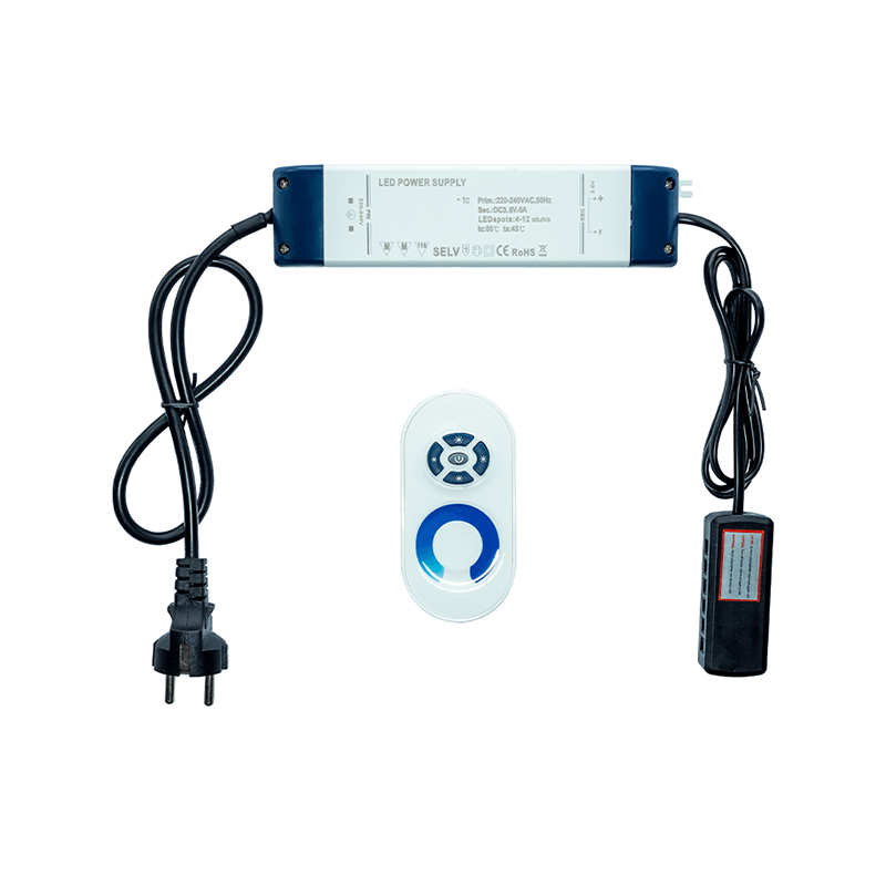 led-veranda-spotjes-zwart-set